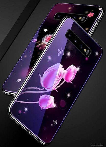 Чехол TPU+Glass Fantasy для Samsung G975 Galaxy S10 Plus Tulip 33336 Чехол TPU+Glass Fantasy для Samsung G975 Galaxy S10 Plus Tulip 33336