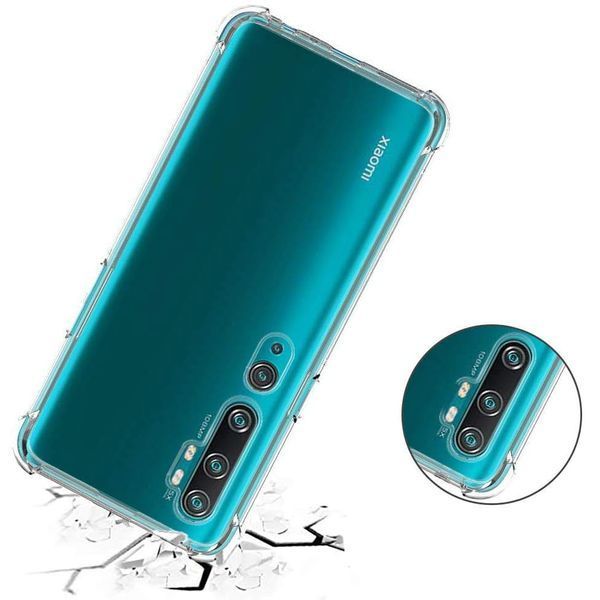 Протиударний чохол Stez для Xiaomi Mi Note 10 / 10 Pro Прозорий 39455