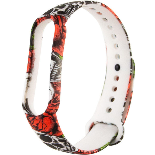 Ремешок Silicone Rhomb для Xiaomi Mi Band 5/6 Темно-синий 68416