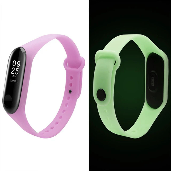 Ремешок Silicone Rhomb для Xiaomi Mi Band 5/6 Темно-синий 68416