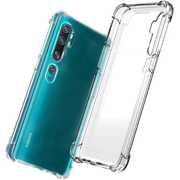 Протиударний чохол Stez для Xiaomi Mi Note 10 / 10 Pro Прозорий 39455