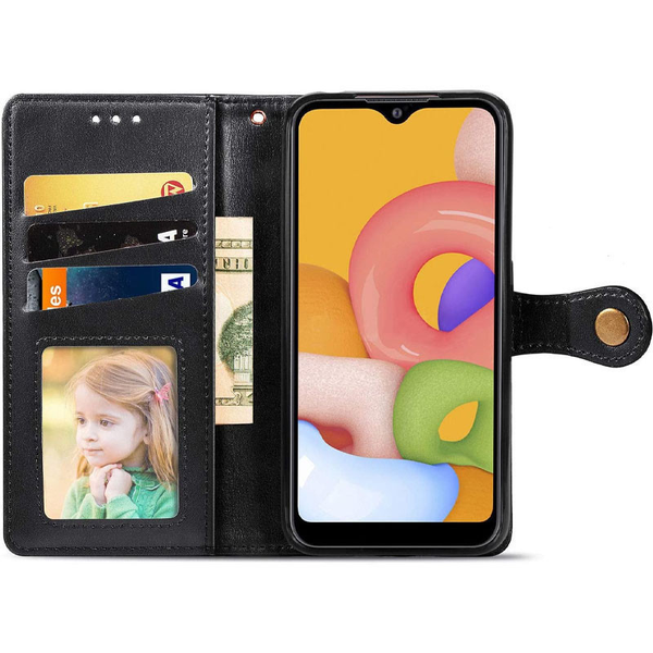 Чохол-книжка ETMA Gelan для Xiaomi Redmi Note 12 Turbo / Poco F5 Чорний 80695