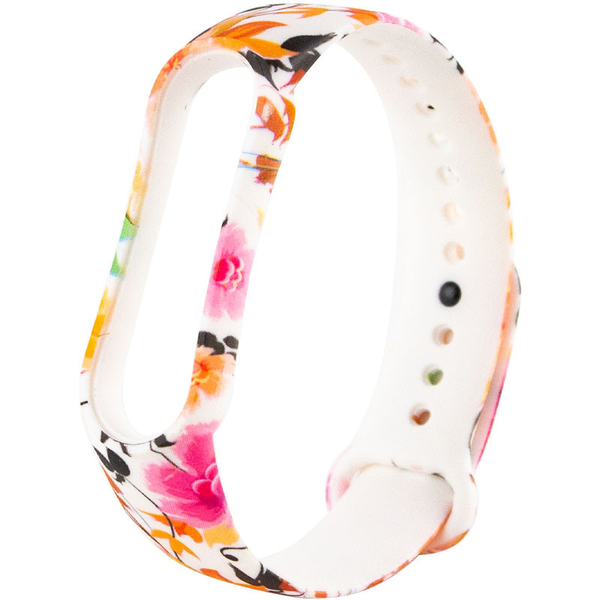 Ремешок Silicone Rhomb для Xiaomi Mi Band 5/6 Темно-синий 68416