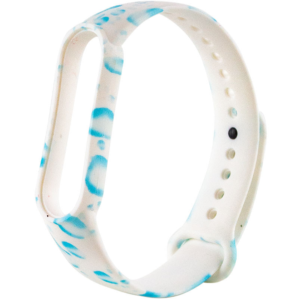 Ремешок Silicone Rhomb для Xiaomi Mi Band 5/6 Темно-синий 68416