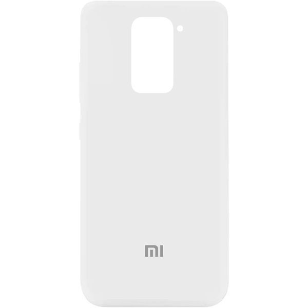 Чехол Silicone Cover A для Xiaomi Redmi Note 9 / Redmi 10X Белый / White 43236