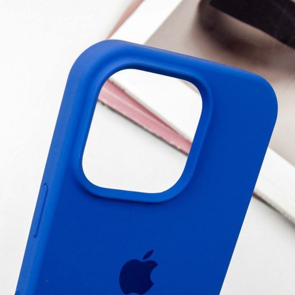 Чехол Silicone Case для Iphone 16 Pro Синий / Capri Blue