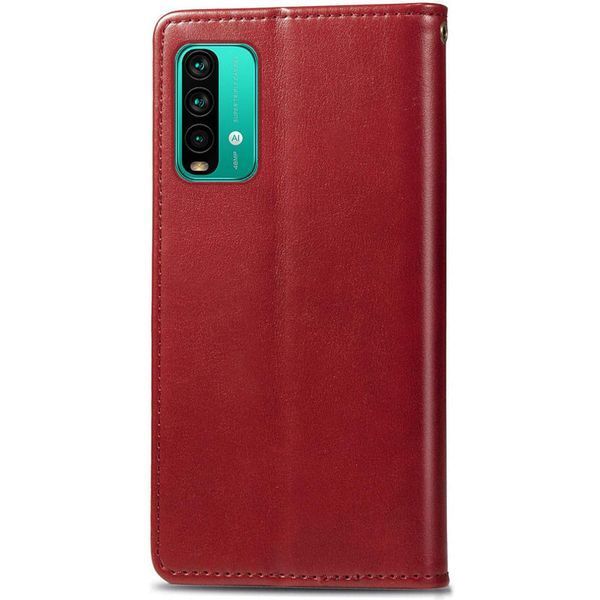 Чехол-книжка ETMA Gelan для Xiaomi Redmi 9T Красный 55647