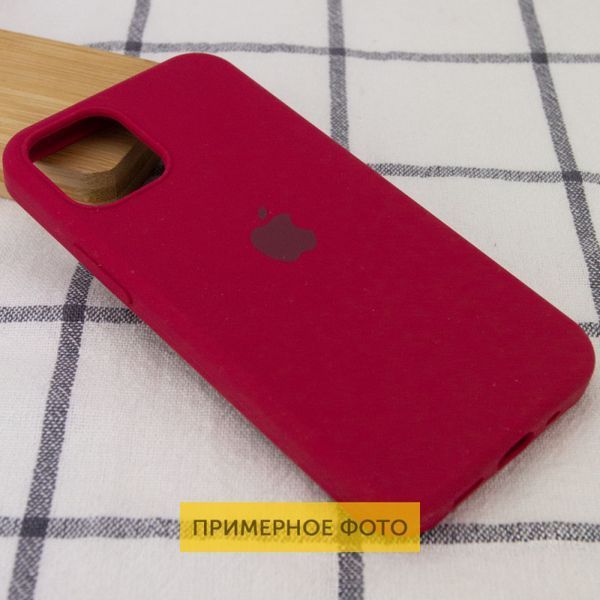 Чехол Silicone Case для Iphone 16 Plus Красный / Rose Red
