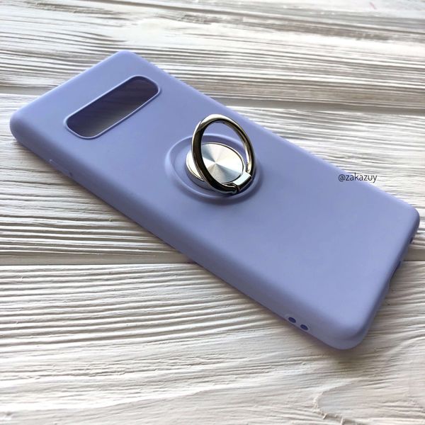 Чохол Summer Magnet Color Ring для Samsung G973 Galaxy S10 Блакитний 34008