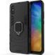 Противоударный чехол Transforme Ring для Xiaomi Redmi 9A Черный / Soul Black 43341 1