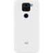 Чехол Silicone Cover A для Xiaomi Redmi Note 9 / Redmi 10X Белый / White 43236 1