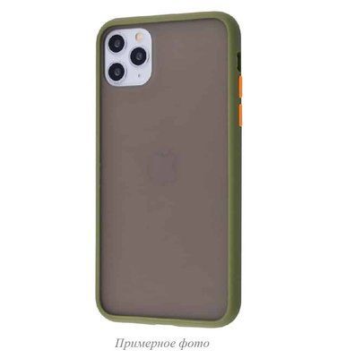 Чохол Matte Case для Iphone XR Army green / orange 39871