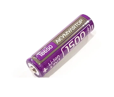 Батарейка акумуляторна 18650 Rablex 3.7V 1500mAh 1 шт 86429