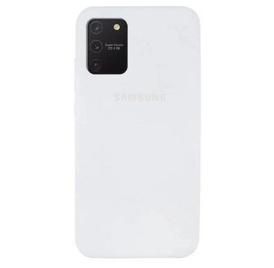 Чехол Silicone Cover для Samsung Galaxy S10 lite G770F Белый / White 42325