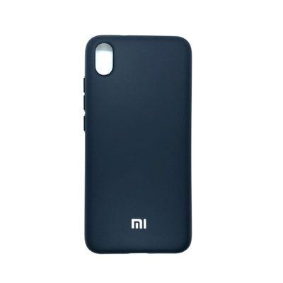 Чехол Silicone Cover для Xiaomi Redmi 7A Темно-синий 34445