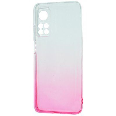 Чехол Gradient для Xiaomi Mi 10T / Mi 10T Pro White / pink 48534
