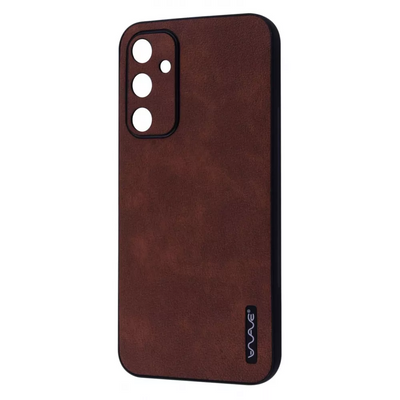 Захисний чохол WAVE Leather для Samsung Galaxy A55 5G Dark brown