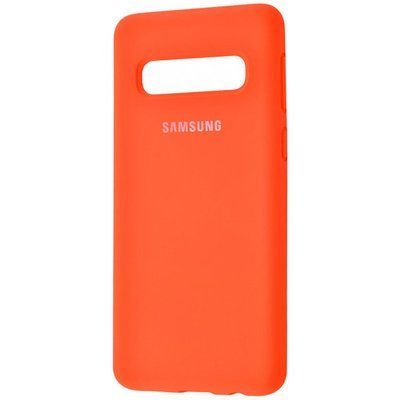 Чехол Silicone Cover для Samsung G973 Galaxy S10 Orange 34287