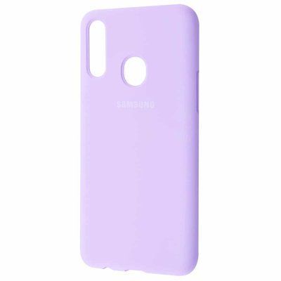 Чехол Silicone Cover для Samsung Galaxy A20s 2019 A207 Light purple 37596