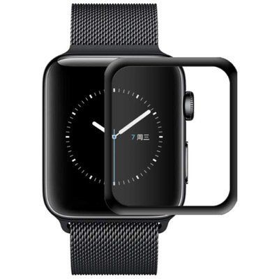 Защитная пленка 3D Full Glue для Apple Watch 40 mm / SE 40 mm Black 43063