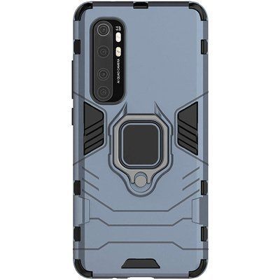 Протиударний чохол Transforme Ring для Xiaomi Mi Note 10 Lite Сірий / Metal slate 55392