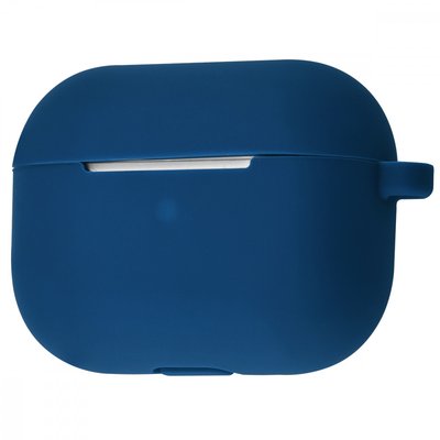 Чехол Silicone Case New с карабином для Apple Airpods Pro Midnight blue 52416