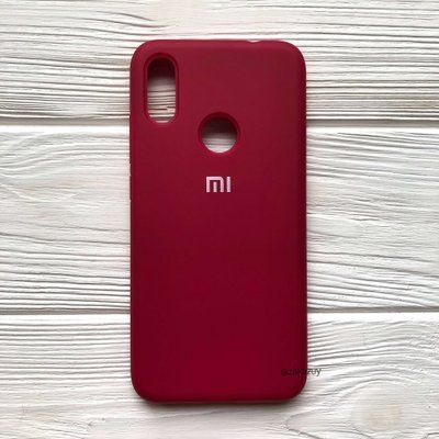 Чохол Silicone Cover для Redmi 6 Pro / Mi A2 Lite Малиновий 36237