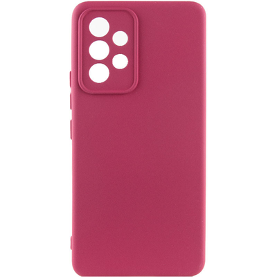 Чехол Silicone Lakshmi A Full Camera для Samsung Galaxy A23 Бордовый / Marsala 66459