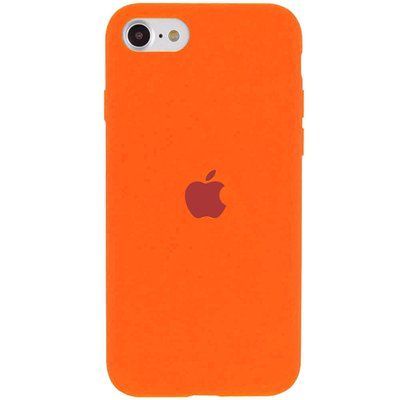 Чехол Silicone Case 360 для Iphone 7 / 8 / SE 2020 Оранжевый / Apricot 53214