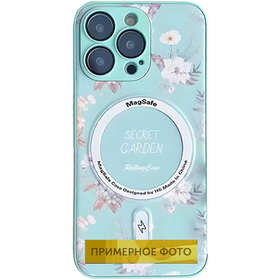 Чехол Secret Garden MagSafe для Iphone 12 Мятный / Mint 68568