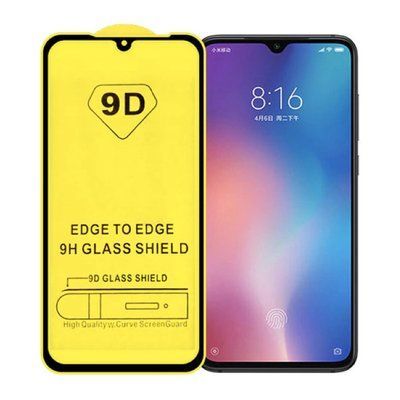 Захисне скло 9D Full для Xiaomi Mi 9 Black 35841
