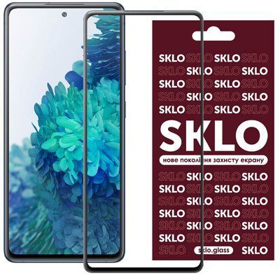 Захисне скло Premium SKLO для Samsung Galaxy S20 FE Black 48145
