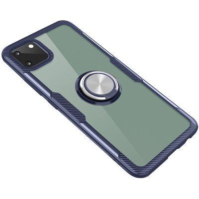 Чохол Din Crystal Magnet Ring для Realme C11 2020 Темно-синій 52861