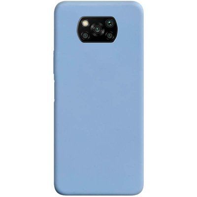 Чехол Matte для Xiaomi Poco X3 NFC / Poco X3 Голубой / Lilac Blue 47940