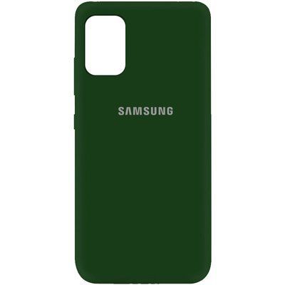 Чехол Silicone Cover A для Samsung Galaxy A31 Зеленый / Dark green 42990