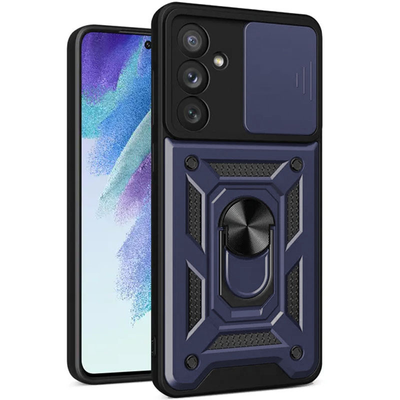 Противоударный чехол Camsh Serg Ring для Samsung Galaxy A54 5G Синий 70034
