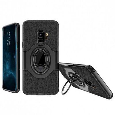 Противоударный чехол Ipaky Feather Magnet Ring для Samsung Galaxy S9 Black 32531