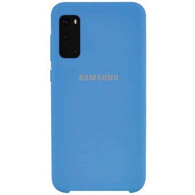 Чохол Silicone Case для Samsung Galaxy S20 Синій / Blue 40147