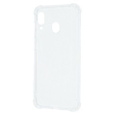 Противоударный Чехол Stez для Samsung Galaxy M30s / M21 Прозрачный 38230
