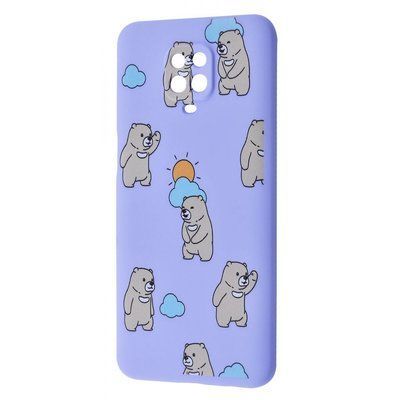 Чохол WAVE Fancy для Xiaomi Redmi Note 9s / Note 9 Pro / Note 9 Pro Max Cute bears / Light purple 48199