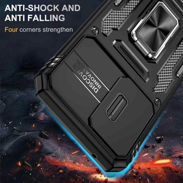 Протиударний чохол Camsh Army Ring Samsung Galaxy A34 5G Black 85170