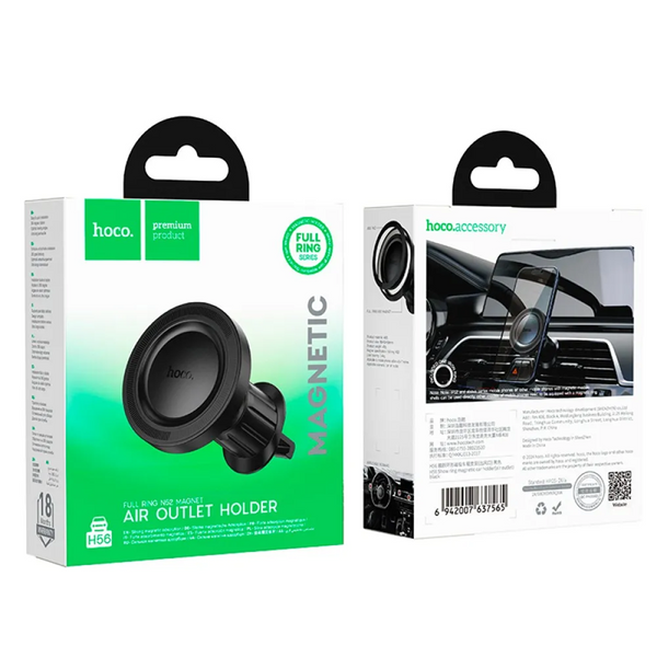Автомобільний тримач Hoco H56 Black 86624