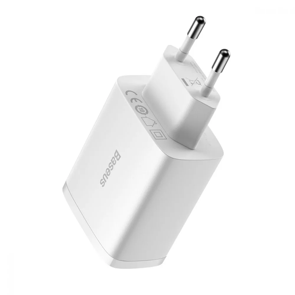 Сетевое зарядное устройство Baseus Compact 17W 3USB White 82089
