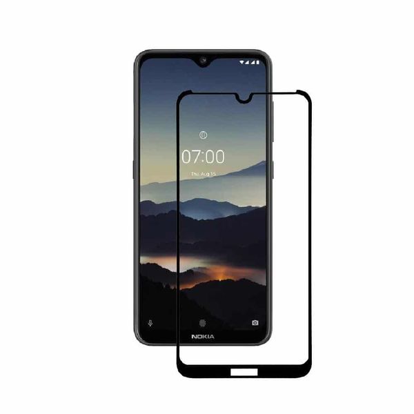 Защитное стекло Full Cover для Nokia 7.2 Black 38487