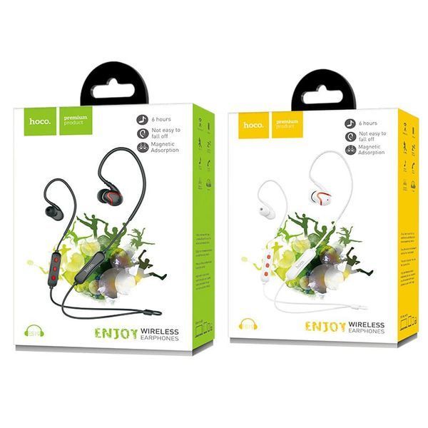 Навушники Bluetooth Hoco ES19 Joy Sounds Sports White 38560