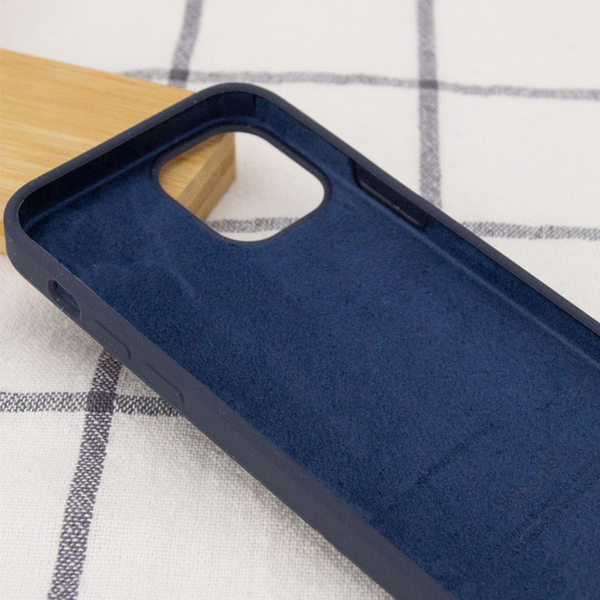 Чохол Silicone Case для Iphone 14 Pro Max Темно-синій / Midnight Blue 65707