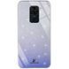 Чохол TPU+Glass з блискітками Swarovski для Xiaomi Redmi Note 9 / Redmi 10X Синій 45909