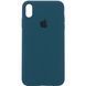 Чехол Silicone Case 360 для Iphone X / XS Синий / Cosmos Blue 53229 1