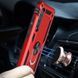 Противоударный чехол Serg Magnet Ring для Xiaomi Mi A3 / CC9e Черный 36864 2