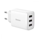 Сетевое зарядное устройство Baseus Compact 17W 3USB White 82089 1
